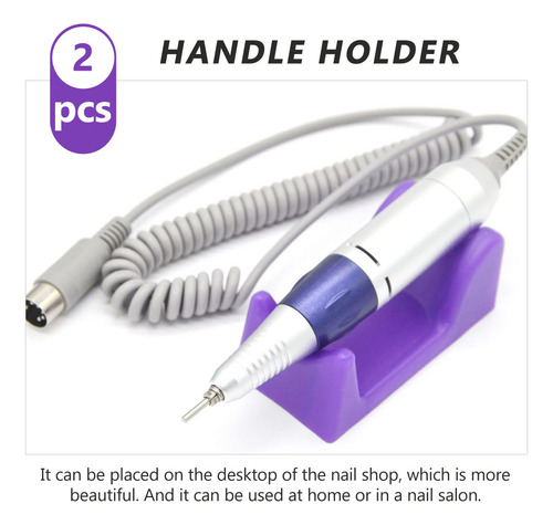 Suministros De Pulido De Uñas Abs Para Salón De Uñas, 2 Unid