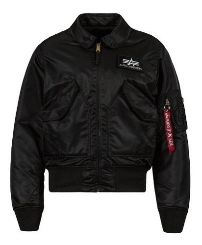 Chaqueta Alpha Mod Cwu-45/p  Negra  (xl) C/cuello