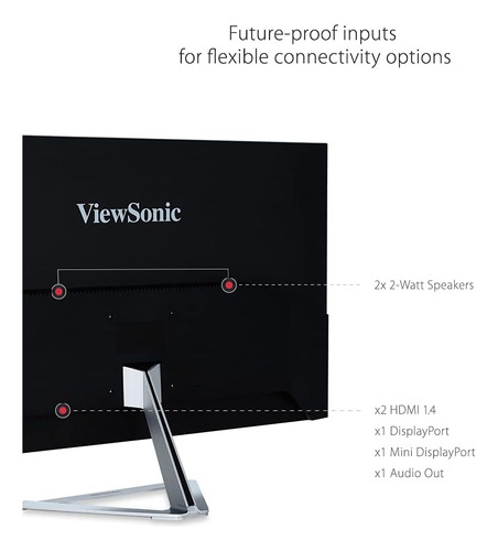 Viewsonic Vx3276-2k-mhd Monitor De 32 Pulgadas Ips 1440p ...