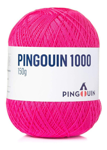 Linha Pingouin 1000 150g - Pink Fucsia 0327