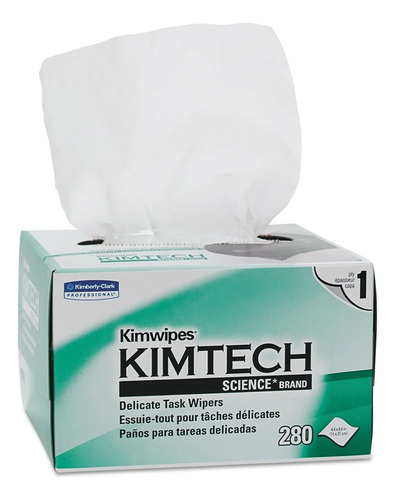60 X Lenços Anti Estático Kimtech Kimwipe Optico - Nfe