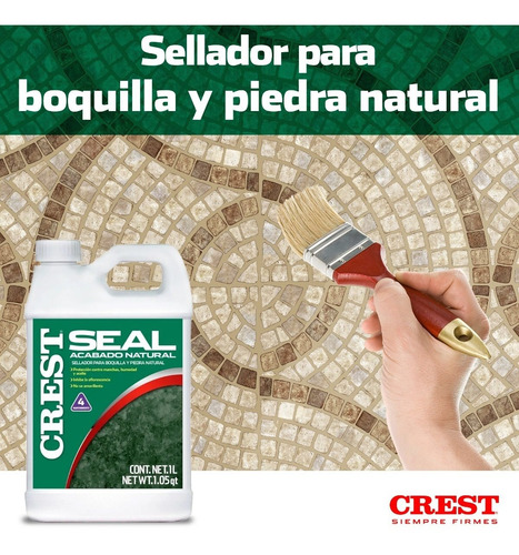 Imagen 3 de 6 de Sellador Para Boquilla Crest Seal Acabado Natural 946 Ml