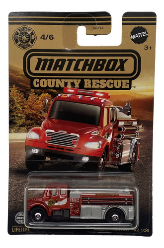 Matchbox 2024 County Rescue 4/6 - Freightliner M2 106