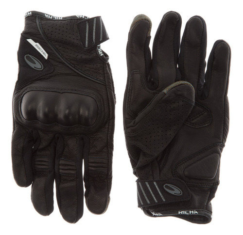 Guante Para Moto Richa Legend Black Talla S