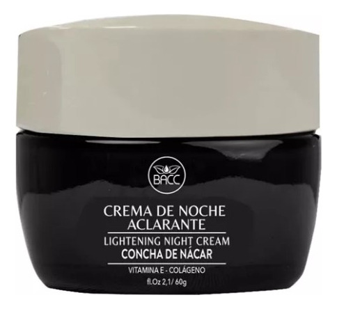 Crema Aclarante De Noche Concha De Nácar Antimancha Bacc 60g