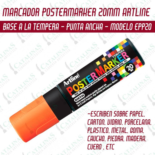 Marcador A La Tempera Poster Marker Artline 20mm Microcentro