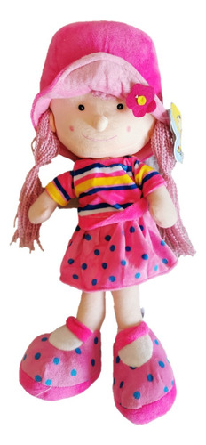 Muñeca Pepona Tela Soft 40 Cm Vestido Ami Toys