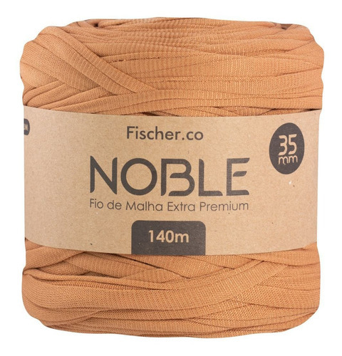 Fio De Malha Grosso 35mm Noble Extra Premium Fischer Cor Caramelo