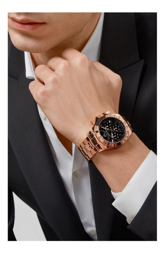 Imagen 4 de 4 de Reloj Philipp Plein Pacaa0921 Para Hombre Y Oro Rosa