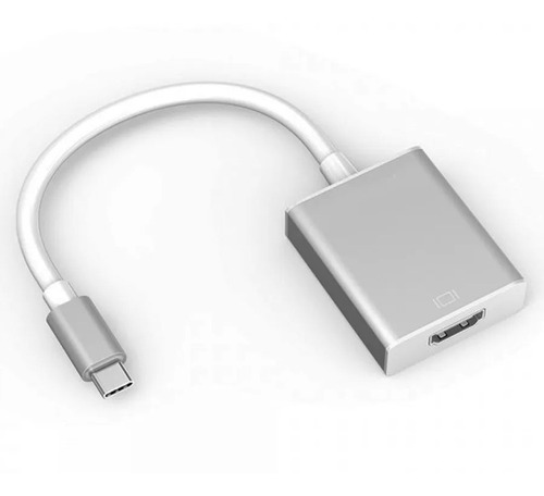 Adaptador Usb Type C A Hdmi Nuevas Gris Nuevo