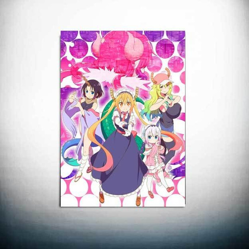 Poster Adesivo Anime Kobayashi San Chi No Maid Dragon