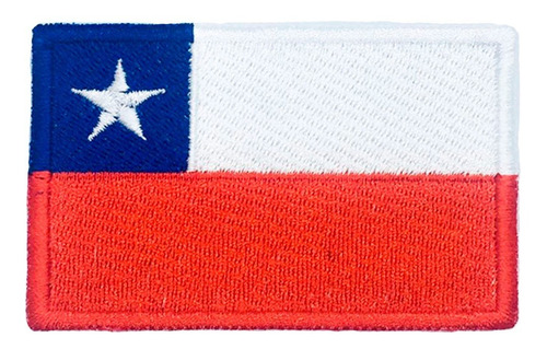 Banderas  Chilena  Bordadas Velcro