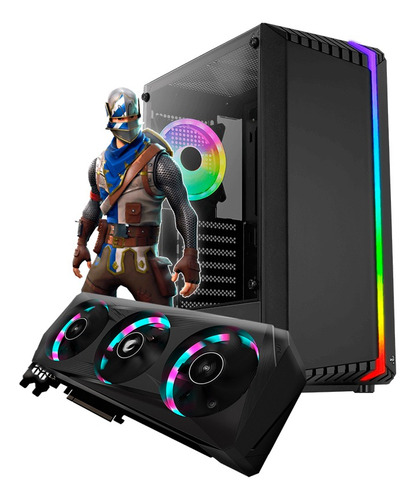 Pc Gamer Fortnite I3 10105 16gb Ram Ssd 240gb Rx 580 8gb Cl