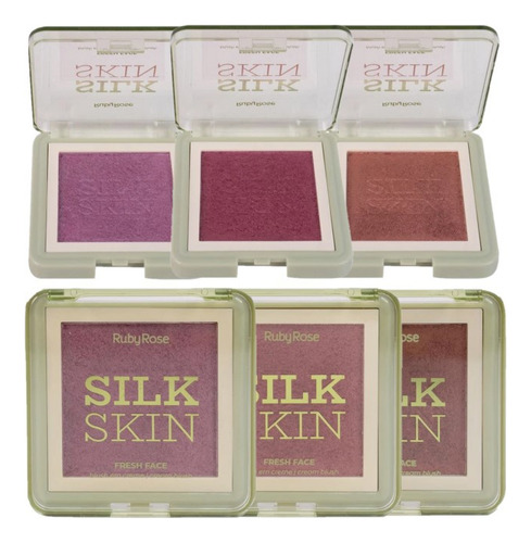 3 Blush Em Creme Silk Skin G2 Ruby Rose Atacado Sj