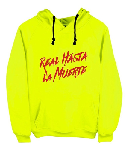 Sudadera Con Gorro Real Hasta La Muerte Anuel Aa Brrr Adulto