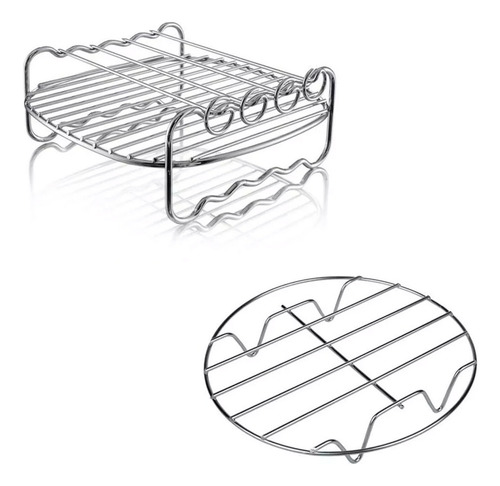 Accesorios Freidora De Aire Juego 12 Piezas Antiadherente.