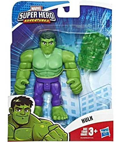 Figura Increíble de Hulk Super Hero Adventures - Hasbro E6224