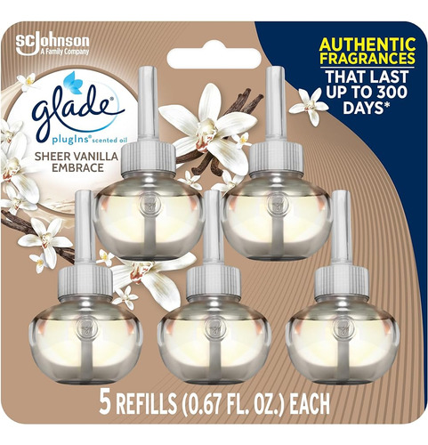 Glade Plugins Recarga Ambientador, Aceites Perfumados Y Esen