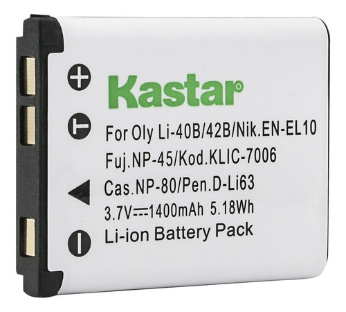Repuesto Para Bateria Casio Np-80 Np-82 Cargador Bc-80l