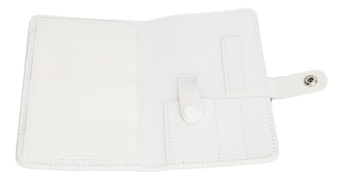 Bolsa Organizadora De Brocas Para Uñas De Color Blanco Y Bla