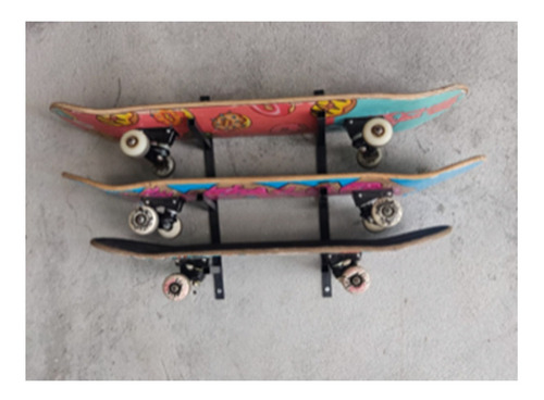 Rack & Suporte De Parede Para Skates - 3 Skates