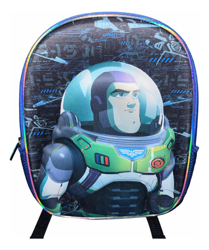 Mochila Escolar Espalda Buzz Lightyear 3d Niños