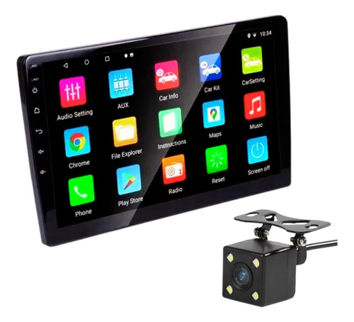 Radio Pantalla Android  9  Pulgadas 4+64gb Mirrorlink+cámara