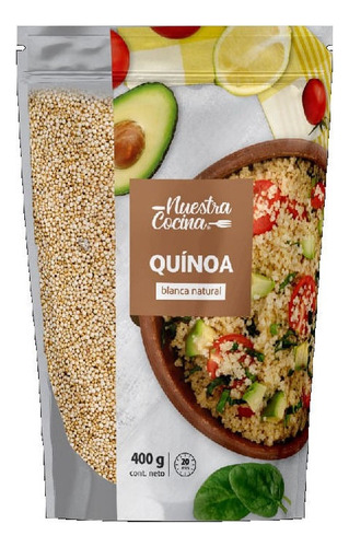 Quínoa Blanca Nuestra Cocina Doypack 400 G