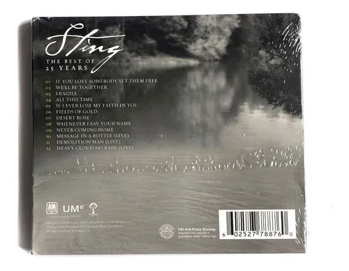 Cd Sting - The Best Of 25 Years