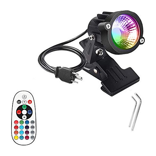 Luz Led Wefoonlo Para Exteriores, 6 W, Rgb, Con Clip, Resist