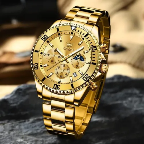 Reloj dorado para hombre hotsell