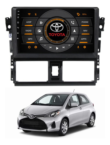 Autoestereo Android Toyota Yaris 2016 Carplay