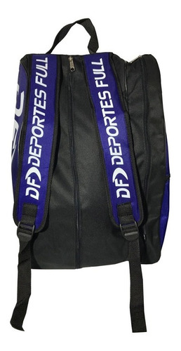 Imagen 2 de 3 de Bolso Mochila Paletero Padel Paletas Para Ropa Accesorios Df