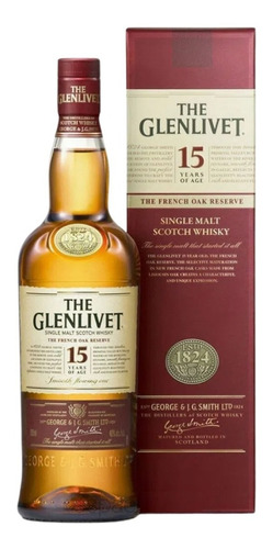 Imagen 1 de 10 de Whisky The Glenlivet 15 Años 700ml. --