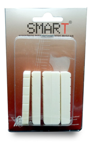 Smart Bnc Cejilla Sup P/guitarra Clasica De Hueso, Pack 5 Pc