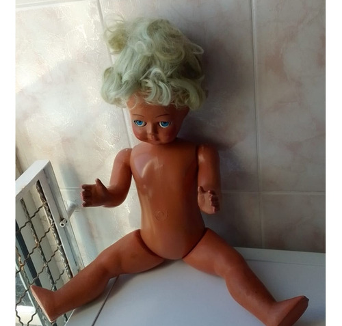 Muñeca Antigua Porcelana 48 Cm Articulada (Usado)