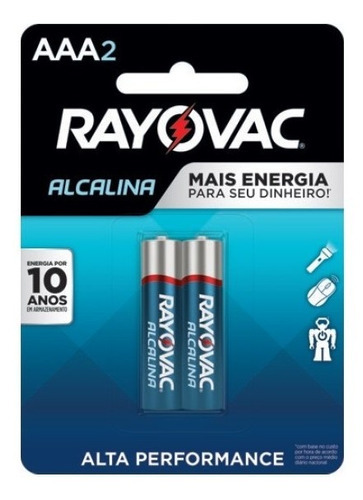 Kit Com 48 Pilhas Aaa Alcalina Rayovac