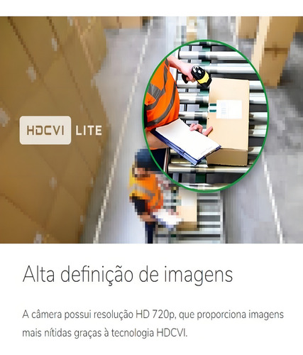 Kit 5 Câmeras Intelbras Multi Vhc 1120 B Dvr 8 Canais Com Hd