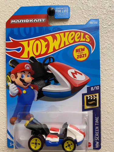 Hot Wheels 1/64  2021 Standard Kart Mario Bros Película 