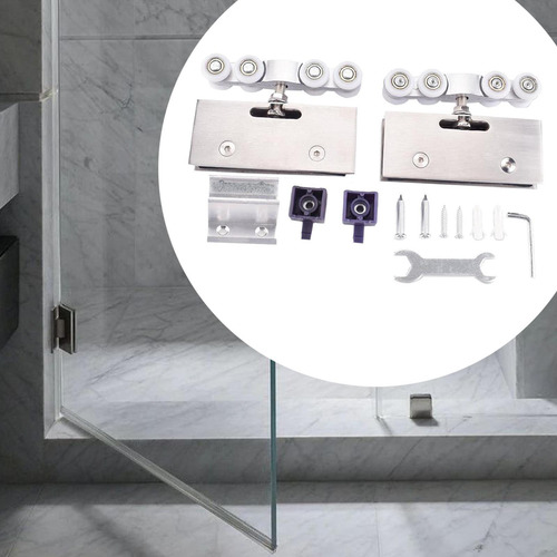 Rodillos Para Puertas Corredizas De Vidrio Ruedas Colgantes