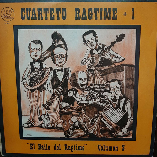 Vinilo Cuarteto Ragtime + 1 El Baile Del Ragtime Vol 3 J1