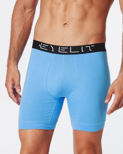 Imagen 5 de 9 de Boxer Eyelit Algodón Con Lycra Pierna Larga 526- Pack X 3