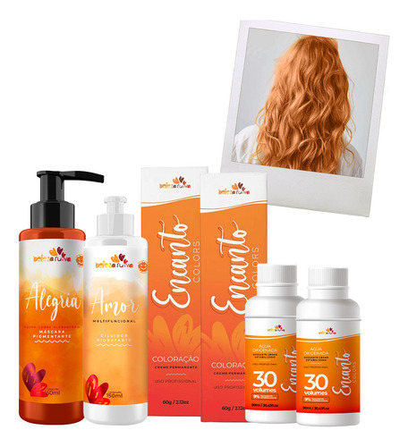 Kit Beleza Ruiva Encanto 10.4 - Alegria Tom Ruivo