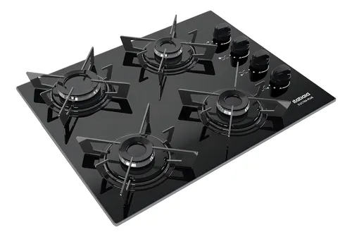 Cooktop Electra Plus 4q Pto Preto