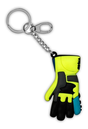 Imagen 2 de 3 de Llavero Colecionable Vr46 Guante Valentino Rossi Reversible