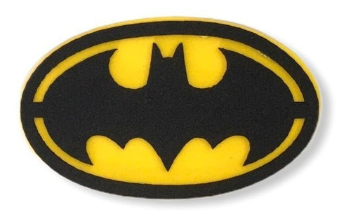 Figura Escudo Batman En Fomi Tipo 3d Distintivo | MercadoLibre