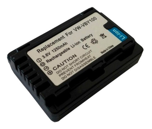 Batería Vw-vby100 Para Cámara Panasonic Hc-v110 Hc-v160 Y +