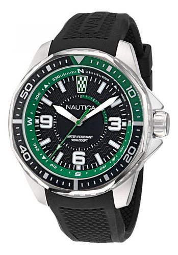 Reloj Para Hombre Nautica Koh May Bay Napkmf305 Negro