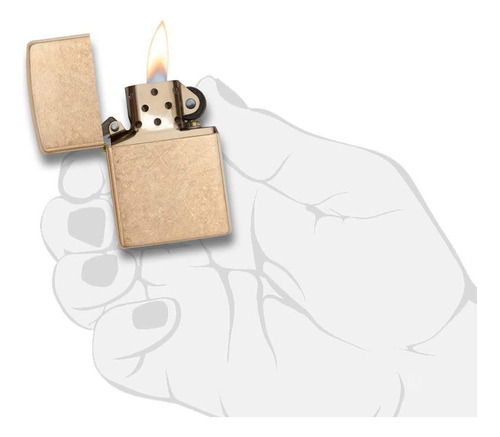 Encendedor Zippo Lighter Classic Grey Dusk Gris