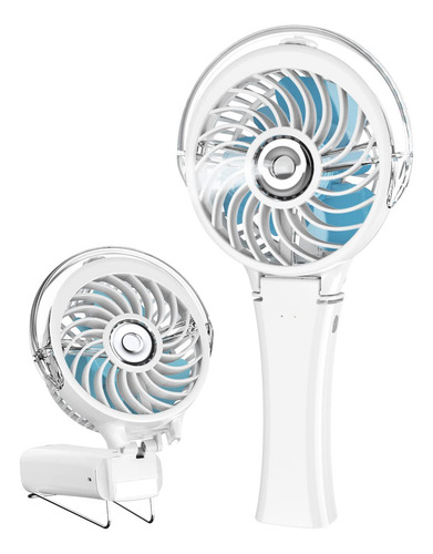 Ventilador De Nebulización Portátil Recargable Usb Mano